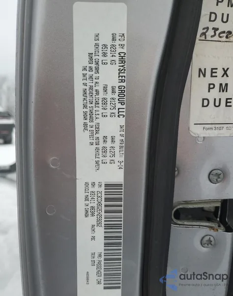 2014 Dodge Charger Se z USA, uszkodzony, nr VIN 2C3CDXBG2EH259262